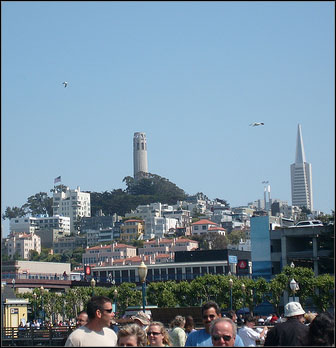 Fisherman's Wharf and Coit Tower San Francisco